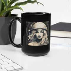 Drawing Dimensions Black Glossy Mug - Beyond T-shirts