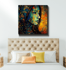 Drawing Dimensions II - Enhancing spaces with abstract canvas art.