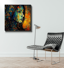Sophisticated Drawing Dimensions II artwork on wrapped canvas.