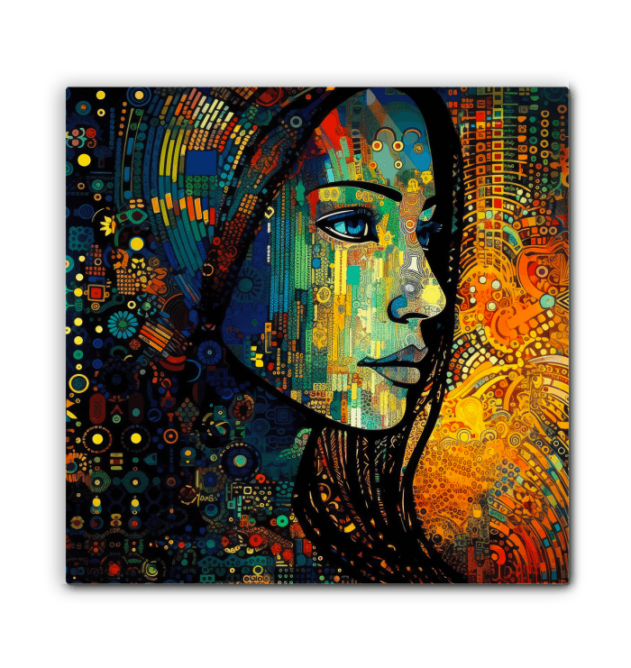 Drawing Dimensions II: A statement piece for art lovers on canvas.