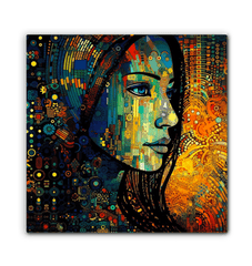 Drawing Dimensions II: A statement piece for art lovers on canvas.