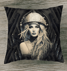 Artistic Outdoor Cushion - Weather-resistant Design