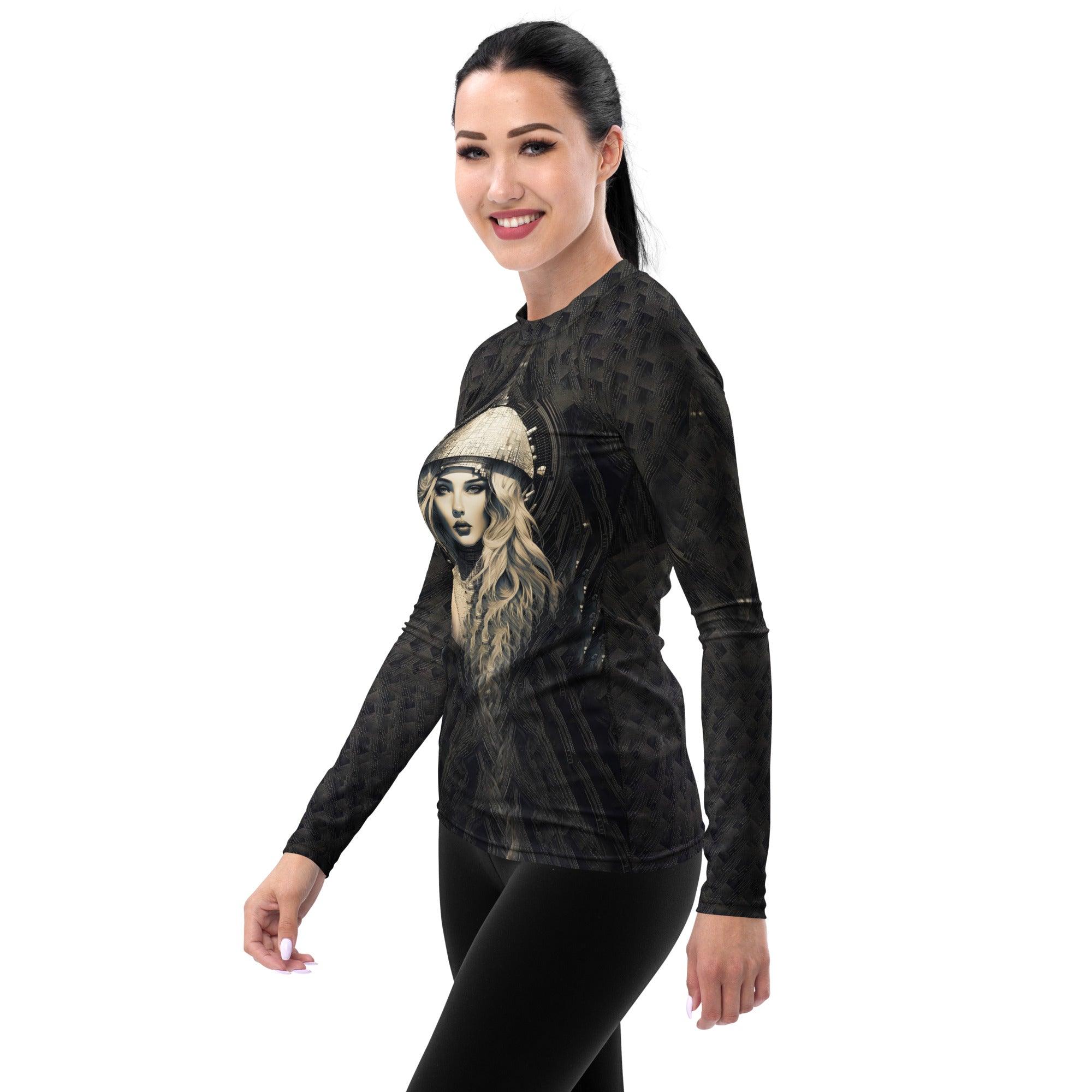 Drawing Dimensions Women's Rash Guard - Beyond T-shirts