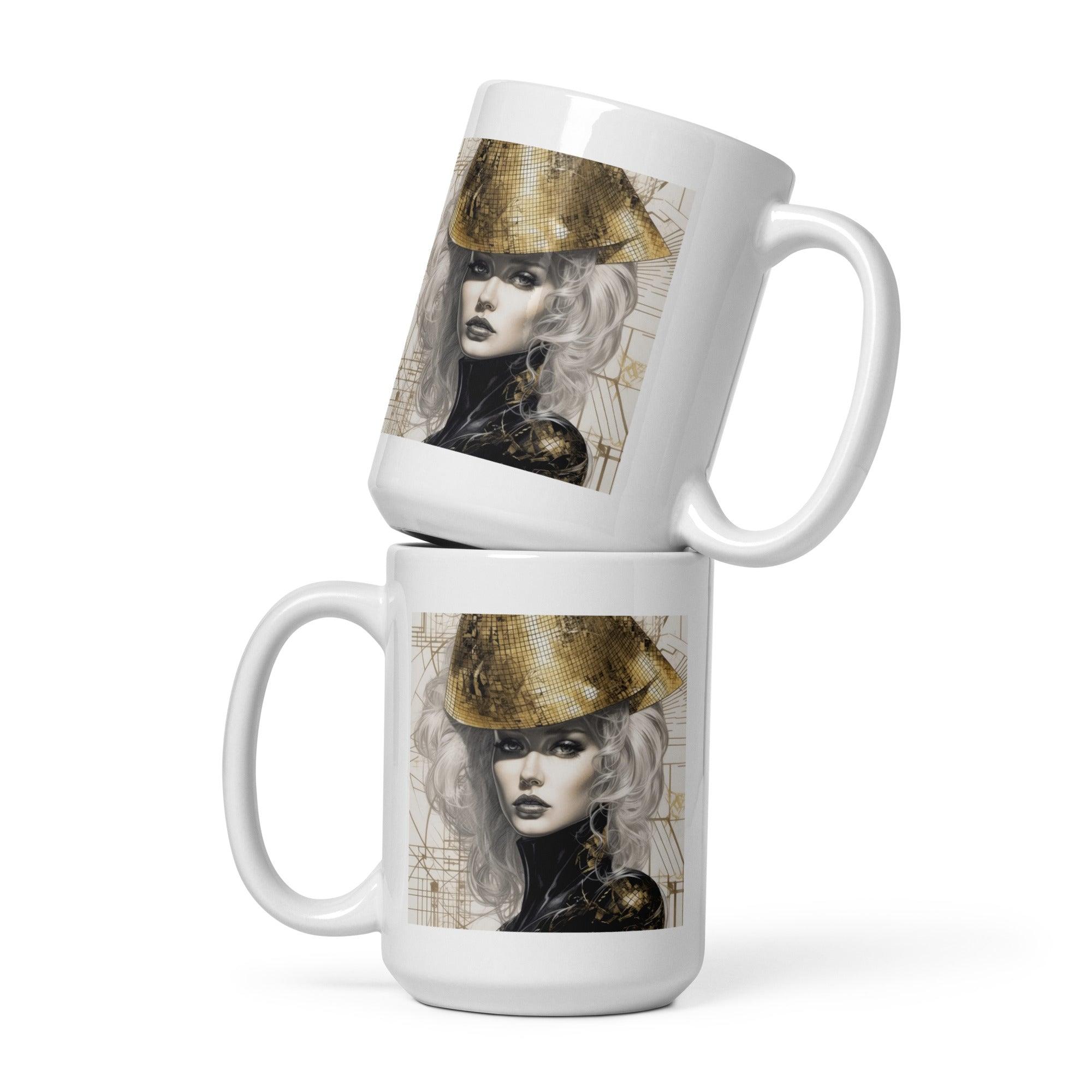 Drawing Dynamics II White Glossy Mug - Product Image