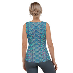 Drawing Dynamics III Sublimation Tank Top Back View.