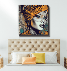 Captivating wrapped canvas of Drawing Dynamics art.