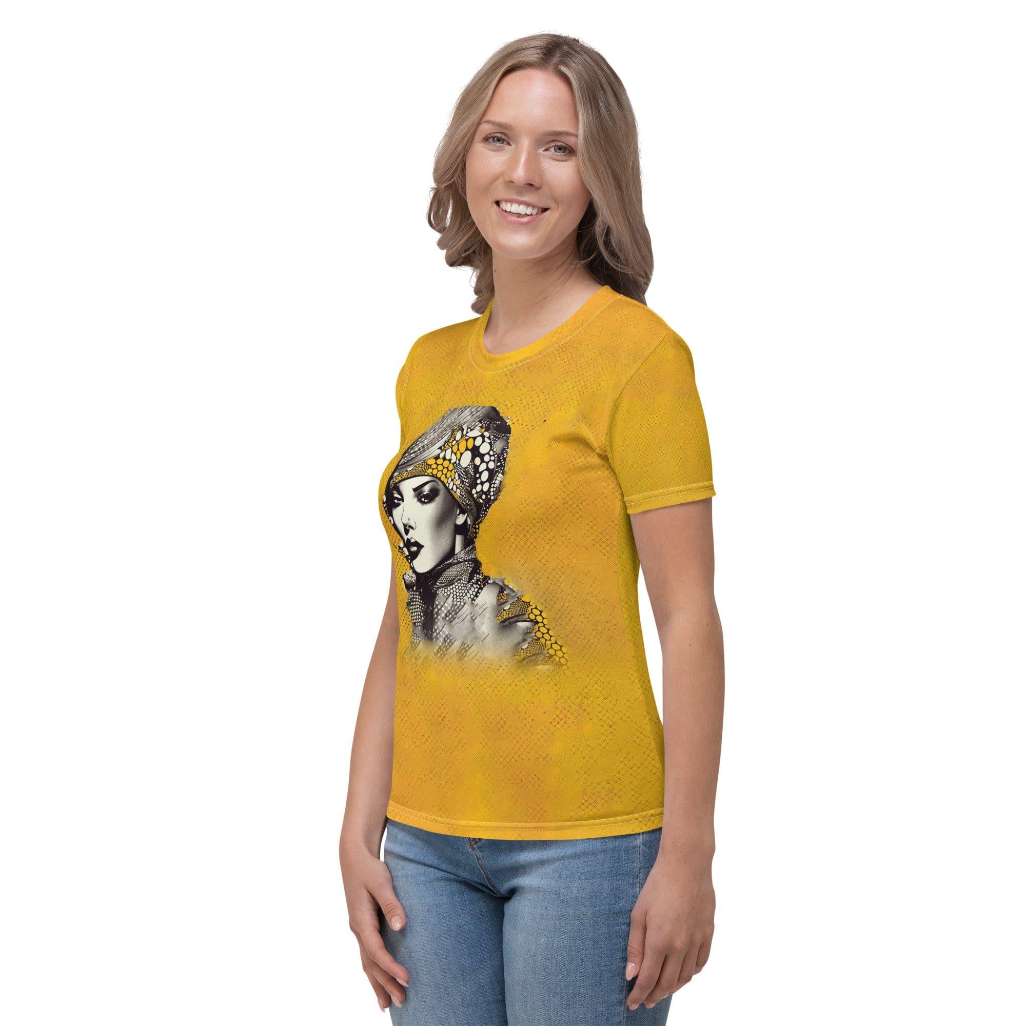 Comfortable women's t-shirt featuring sea-inspired graphics.