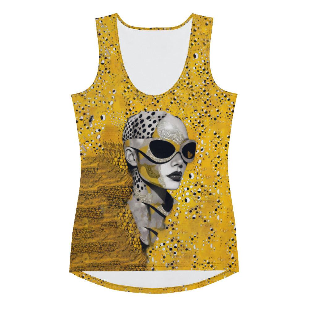 Drawn Dimensions II Sublimation Cut & Sew Tank Top - Beyond T-shirts