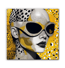 Stylish monochrome Drawn Dimensions II wrapped canvas artwork.