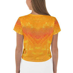 Drawn Distinctions All-Over Print Crop Tee - Beyond T-shirts