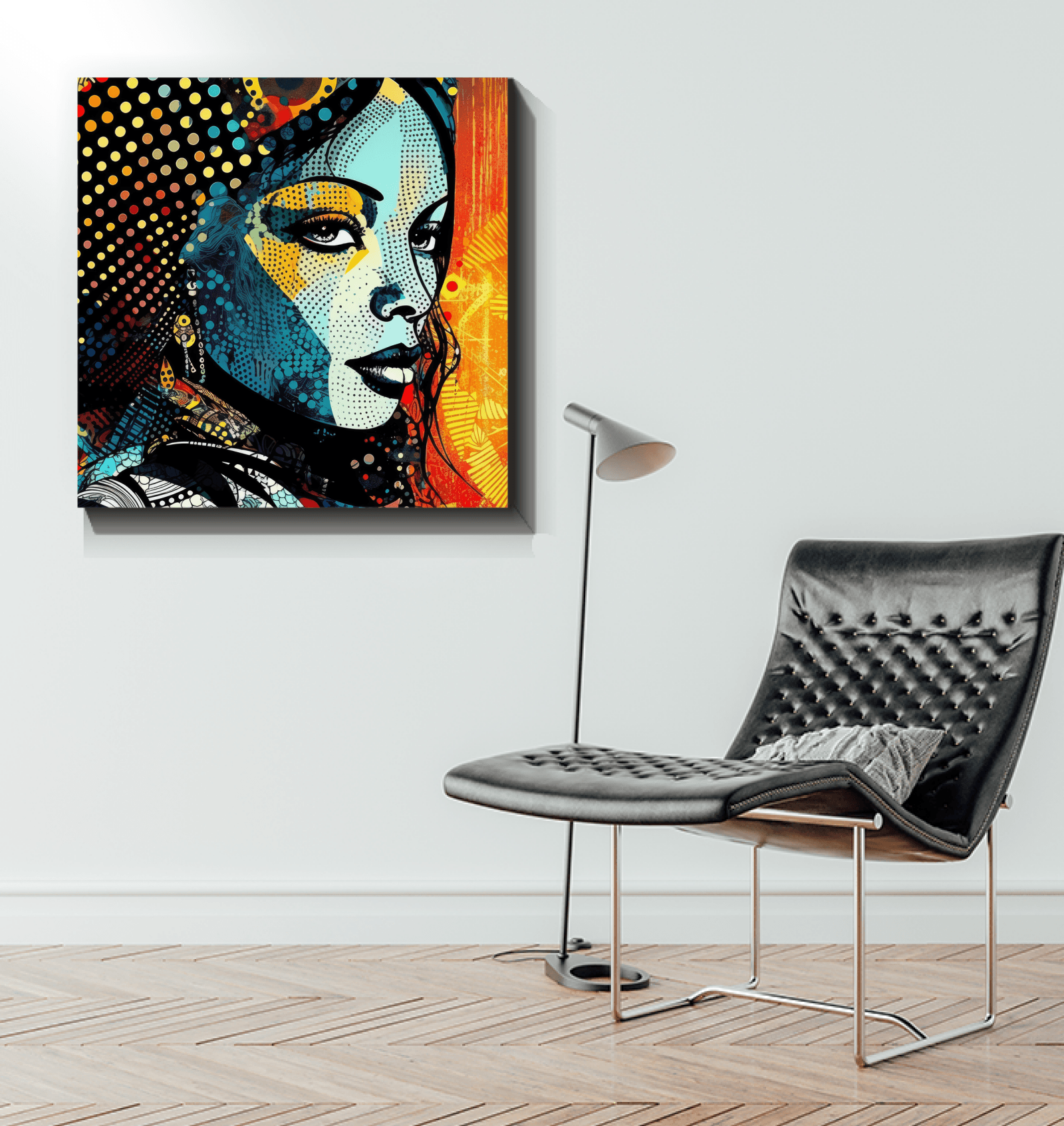 Stylish home decor canvas art with distinctive design