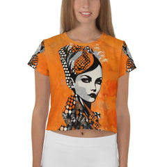 Drawn Dreams All-Over Print Crop Tee - Beyond T-shirts