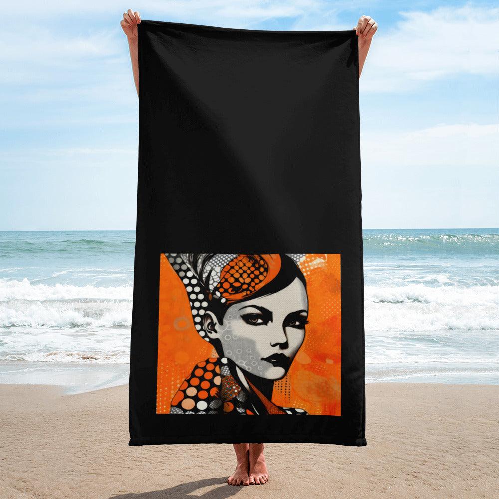 Luxurious Towel with Drawn Dreams Pattern