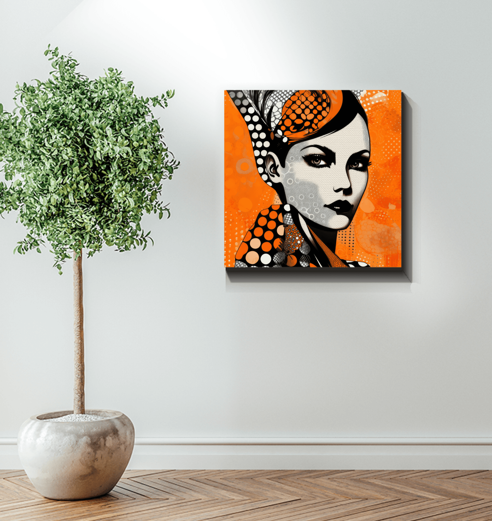 Drawn dreams canvas art piece against a neutral background