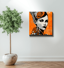 Drawn dreams canvas art piece against a neutral background