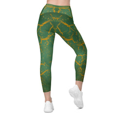 Dreamy Giraffe Vision Crossover Leggings - Available Colors