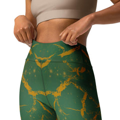 Front view of Dreamy Giraffe Vision Yoga Leggings product