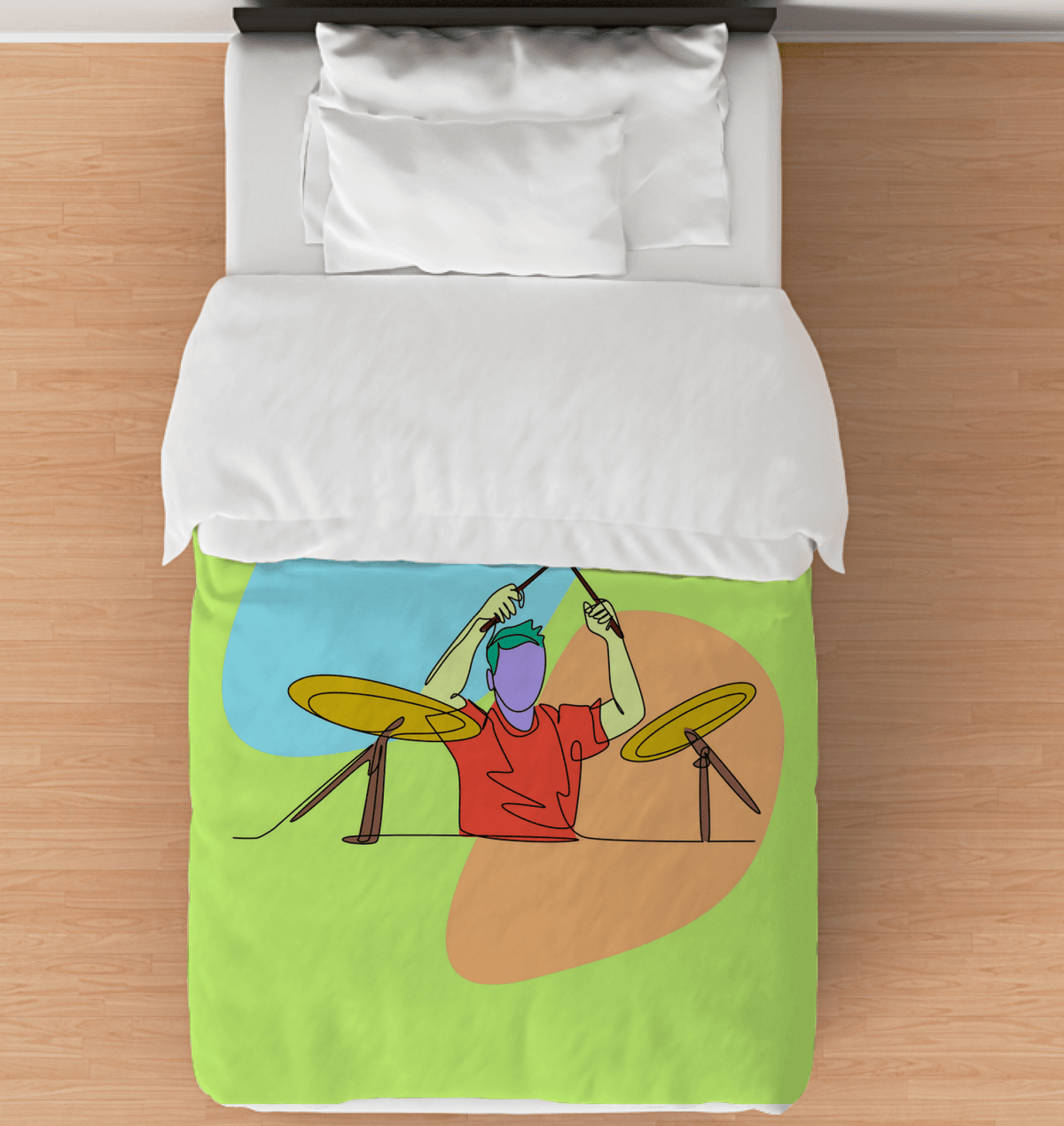 Drummer Comforter - Twin - Beyond T-shirts