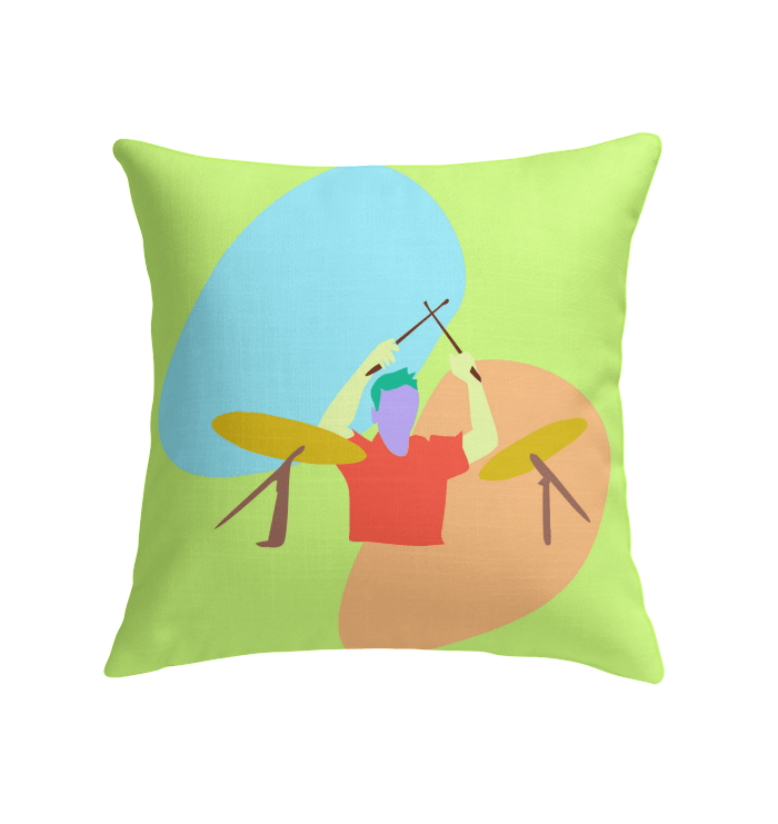 Drummer Indoor Pillow - Beyond T-shirts