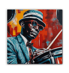 High-quality drum canvas art for interior decoration.