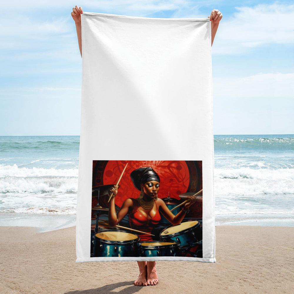 Drums Express Emotions Towel - Beyond T-shirts