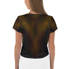 Dynamic Dunes All-Over Print Crop Tee - Beyond T-shirts