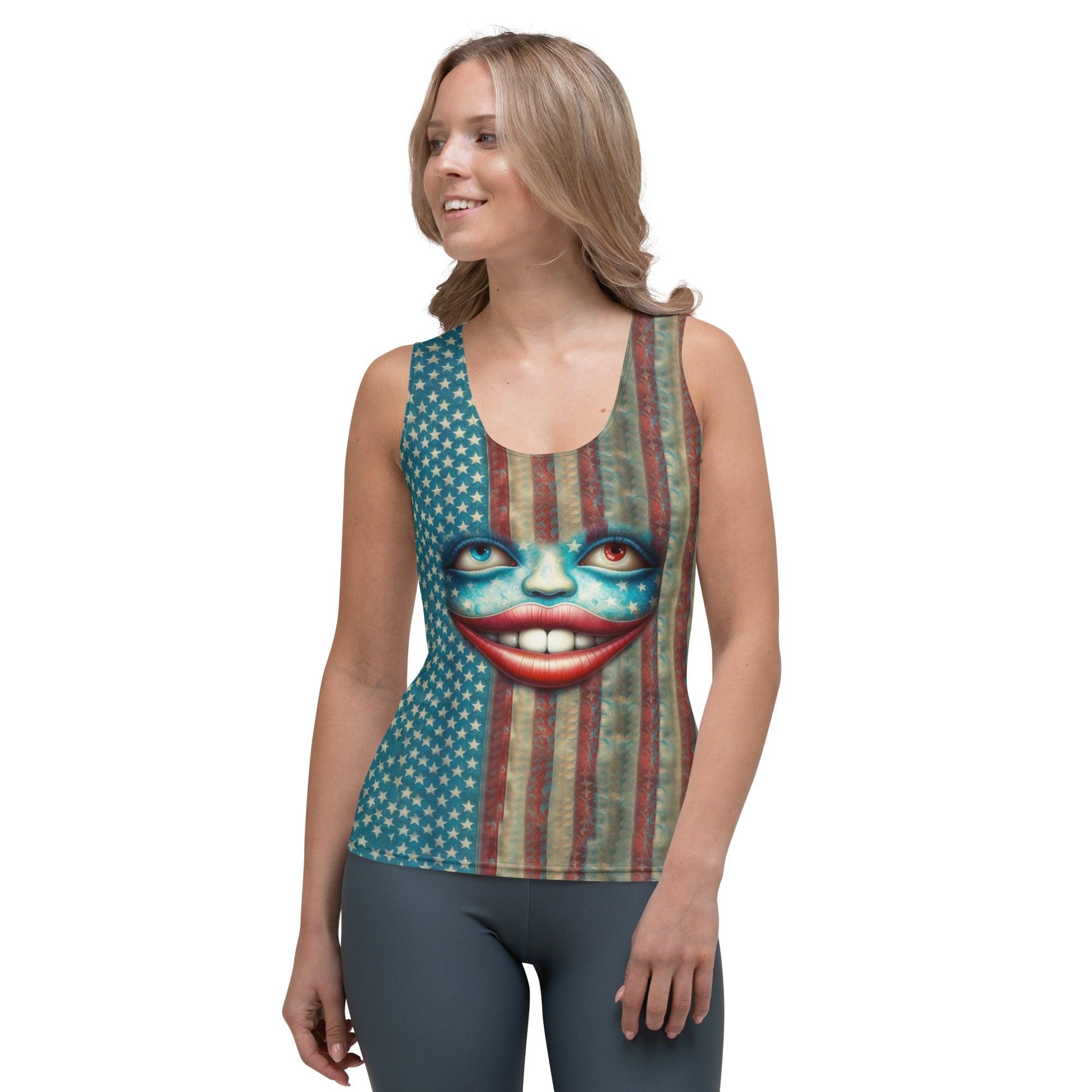 Dynamic Dunes Sublimation Cut & Sew Tank Top - Beyond T-shirts