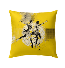 Dynamic Women s Dance Attire Outdoor Pillow - Beyond T-shirts