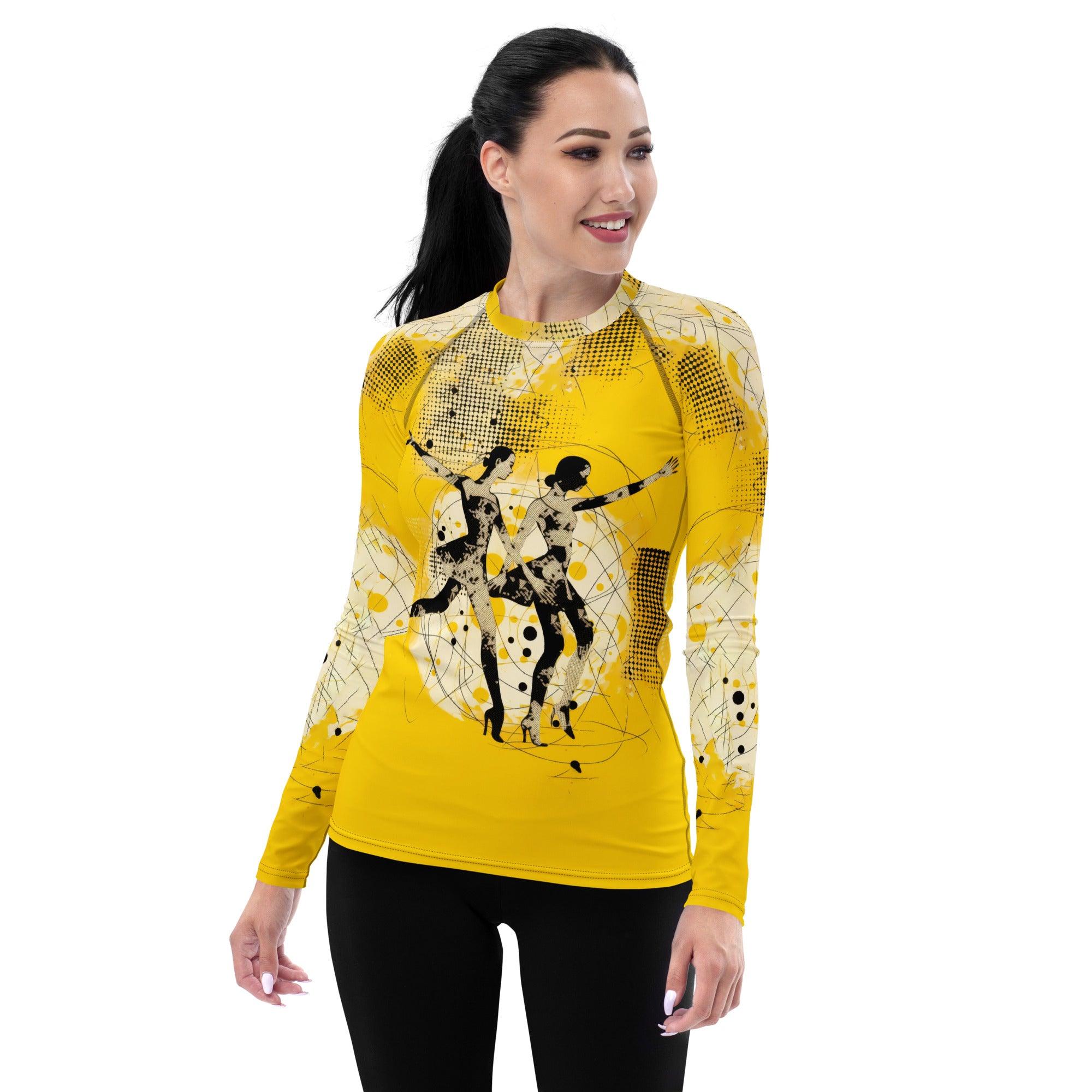 Dynamic Women's Dance Attire Women's Rash Guard - Beyond T-shirts