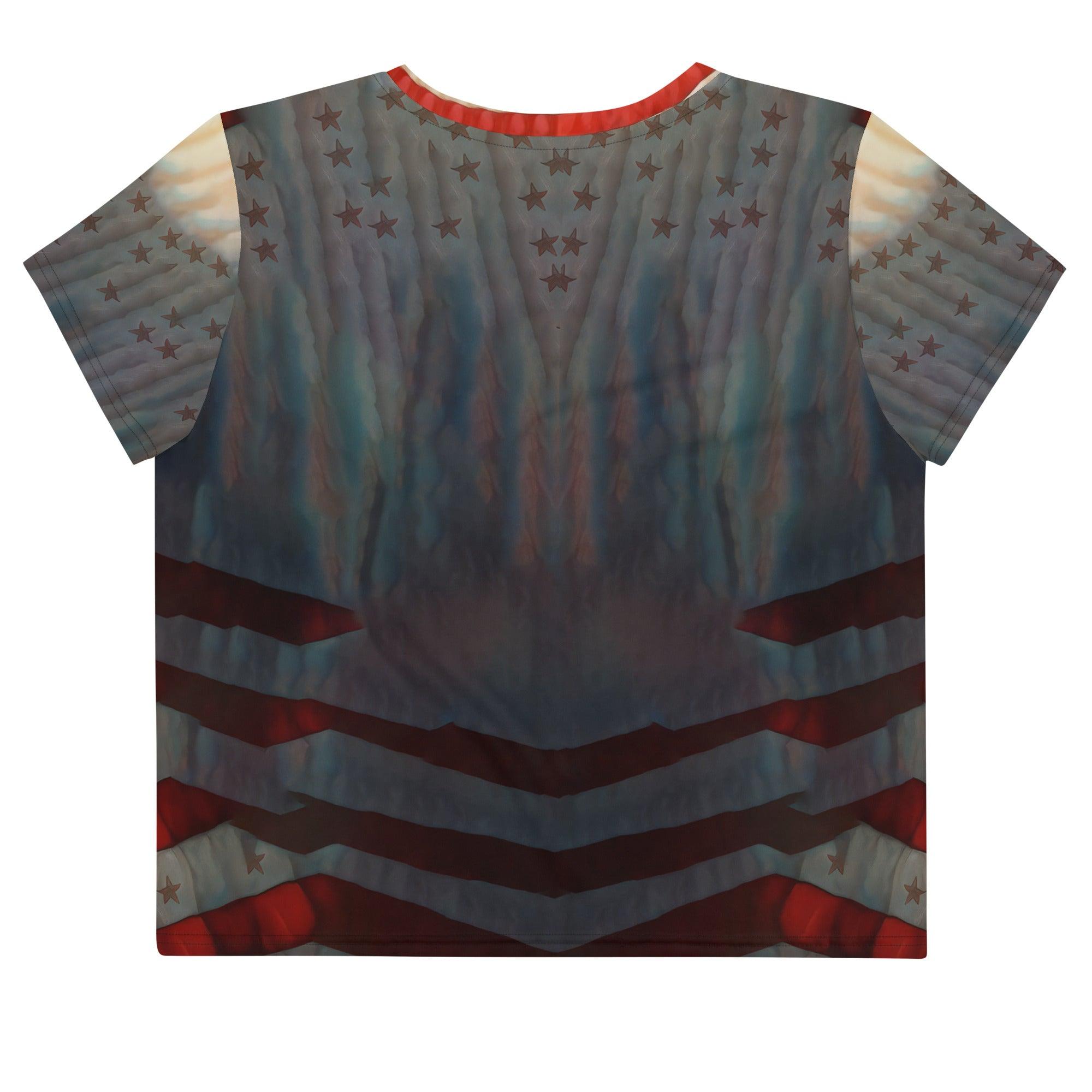 Electric Euphoria All-Over Print Crop Tee - Beyond T-shirts