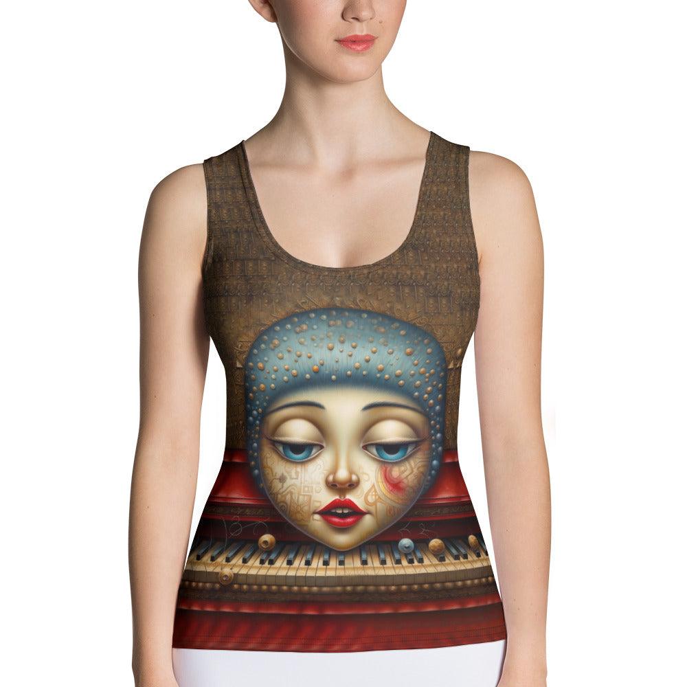 Electric Euphoria Sublimation Cut & Sew Tank Top - Beyond T-shirts