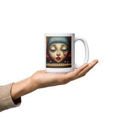 Electric Euphoria White Glossy Mug - Beyond T-shirts