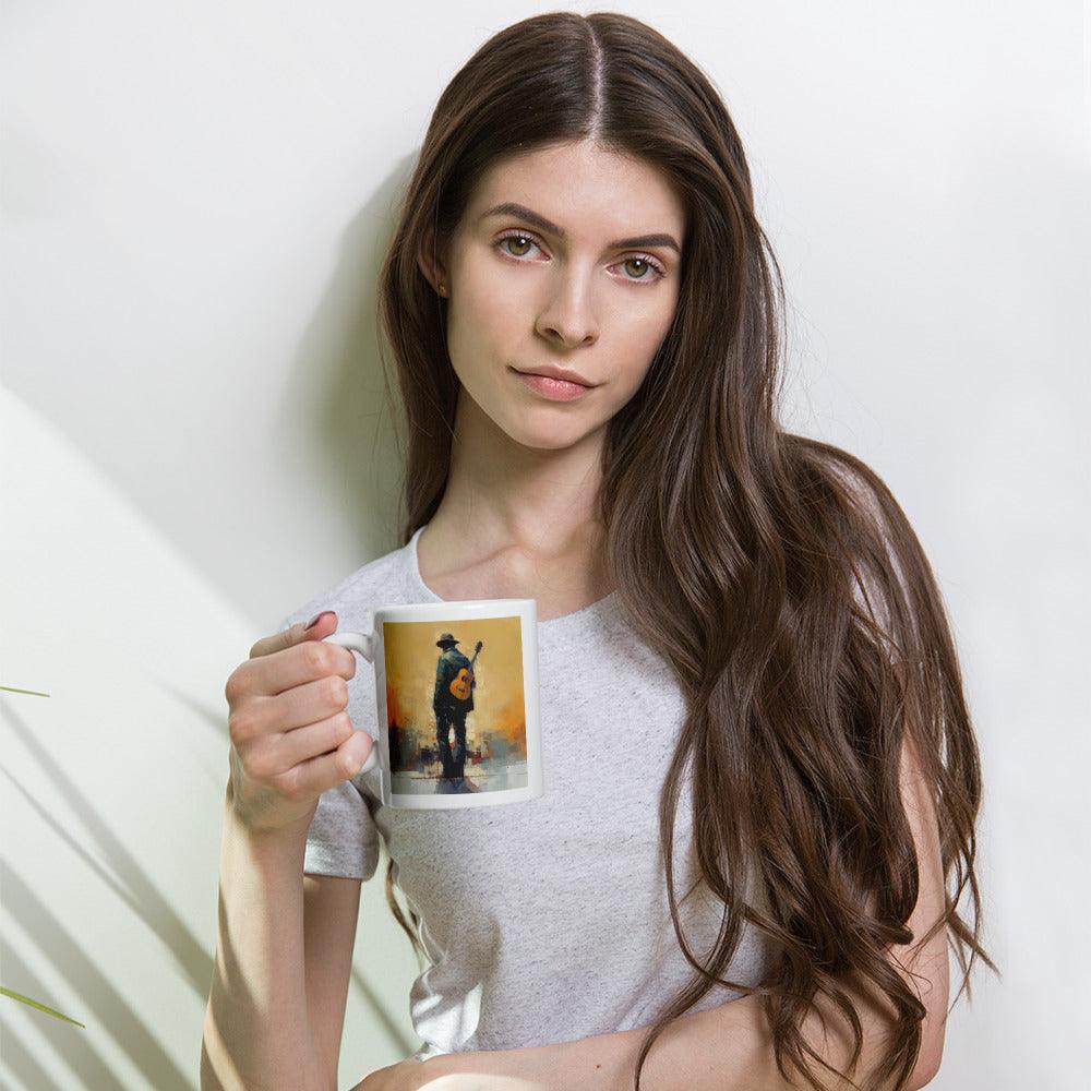 Electric Euphoria White glossy mug - Beyond T-shirts