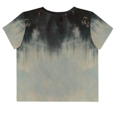 Electro Beats All-Over Print Crop Tee - Beyond T-shirts