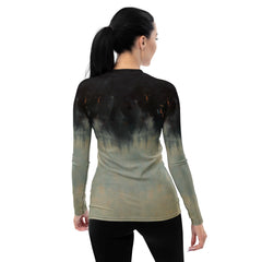 Electro Beats Women's Rash Guard - Beyond T-shirts