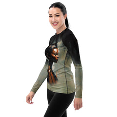 Electro Beats Women's Rash Guard - Beyond T-shirts