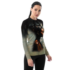 Electro Beats Women's Rash Guard - Beyond T-shirts