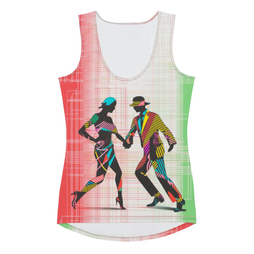 Elegant Balletic Sublimation Tank Top front view