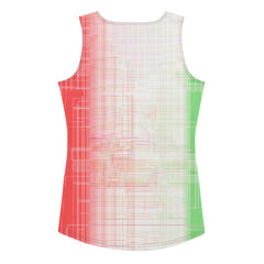 Balletic Tank Top side angle showing fit and design