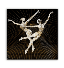 Elegant Feminine Dance Motion Wrapped Canvas - Beyond T-shirts