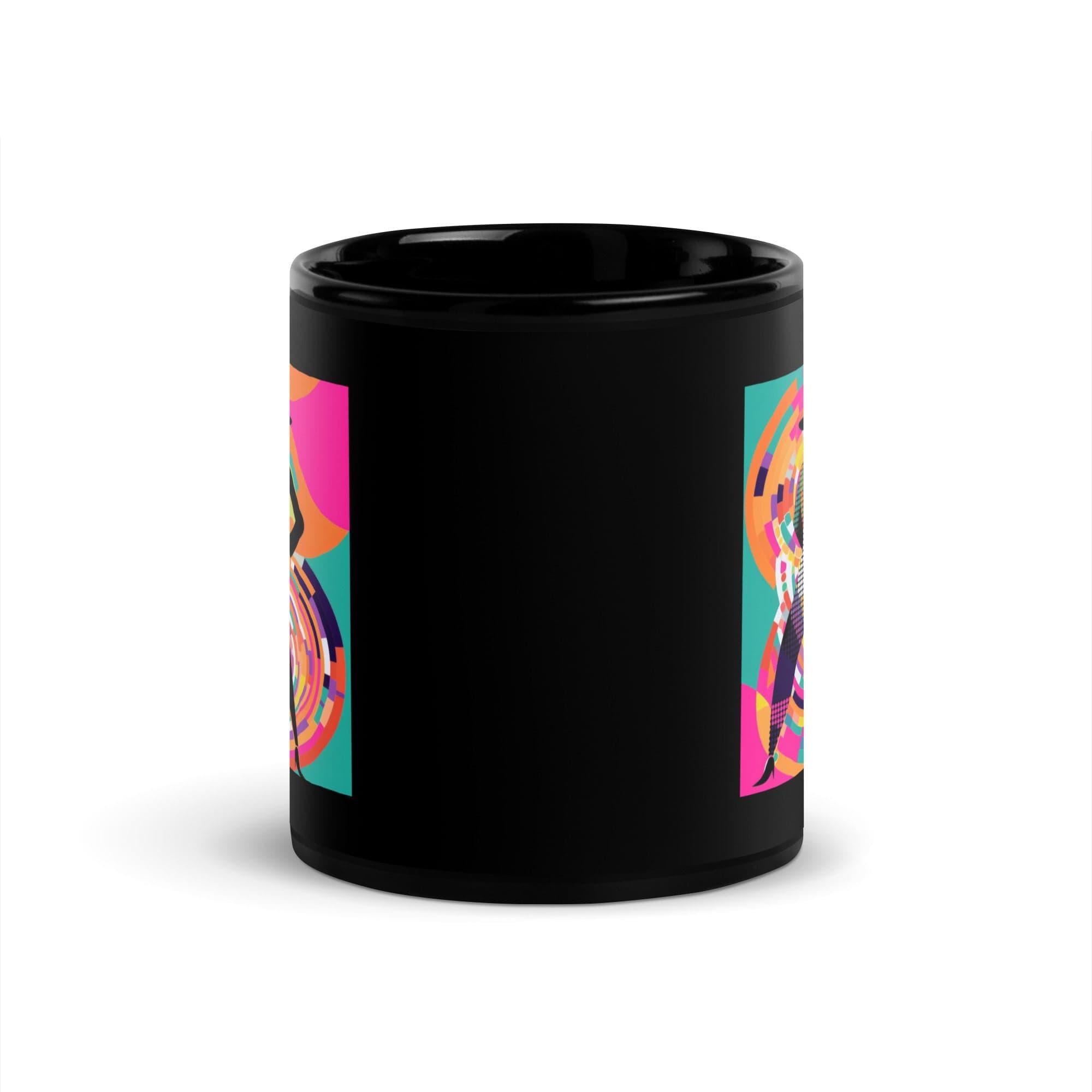 En Pointe Fashion black mug - perfect for your morning brew.