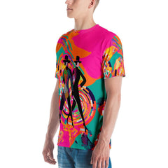 Model wearing En Pointe Fashion Statements Men's T-shirt