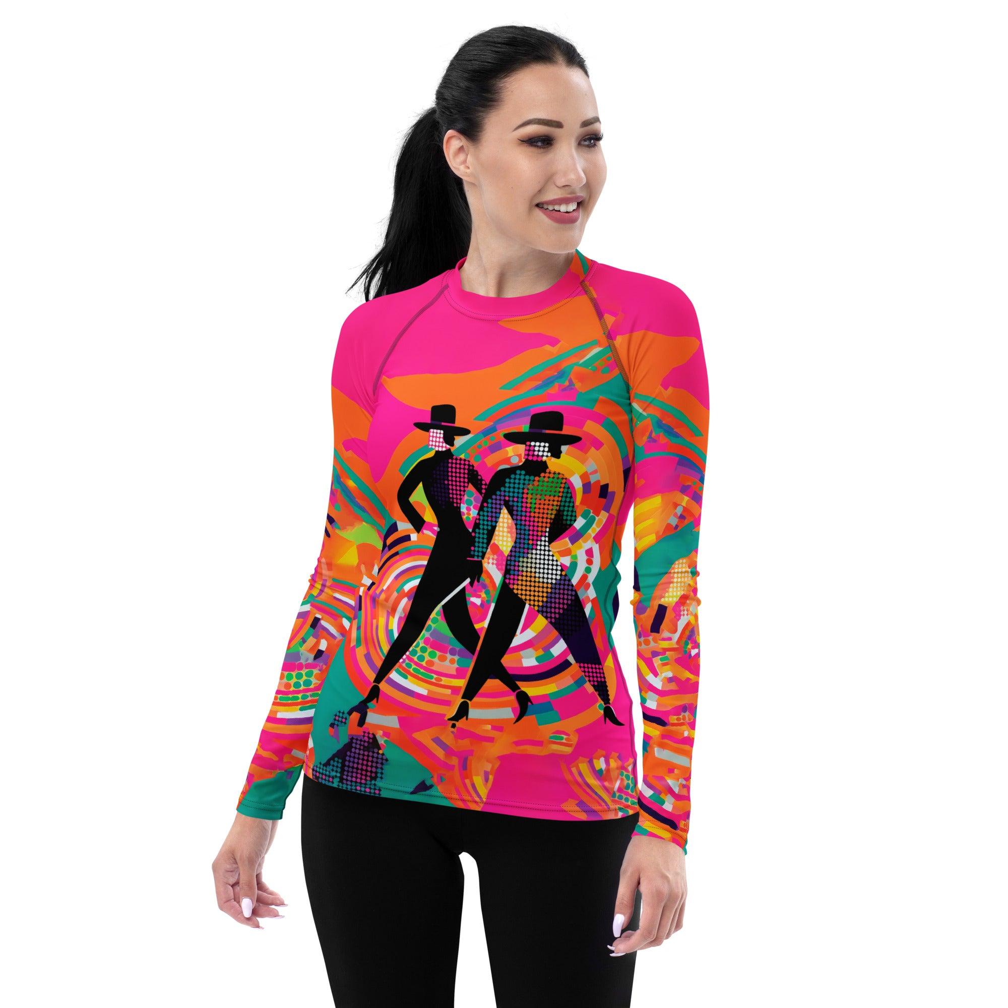 Protective and trendy rash guard for women from En Pointe Fashion.