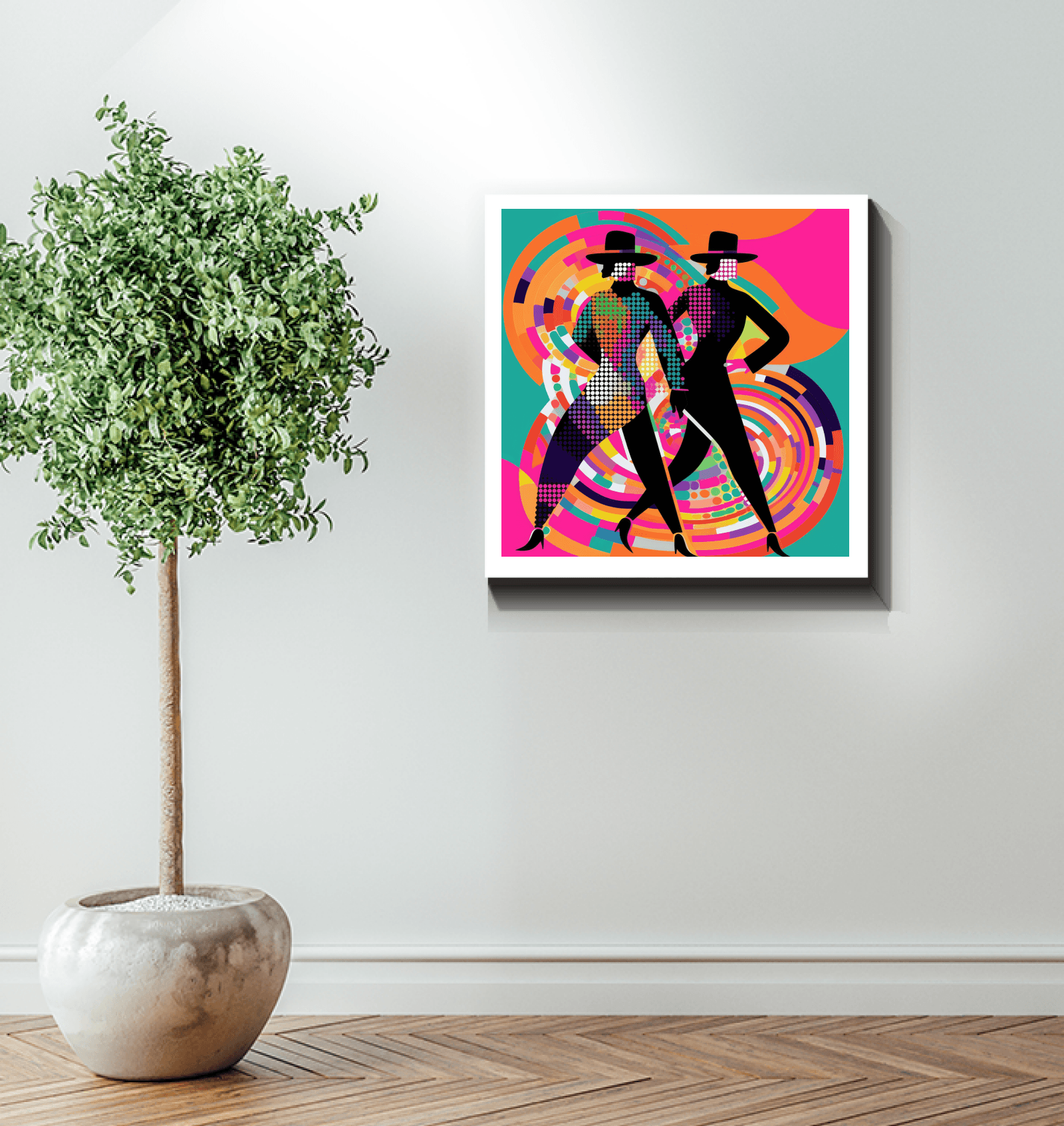 Stylish En Pointe Fashion art canvas.