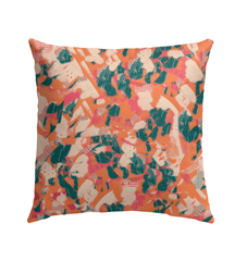 Elegant design of Enchanted Balletic Style pillow in outdoor setting