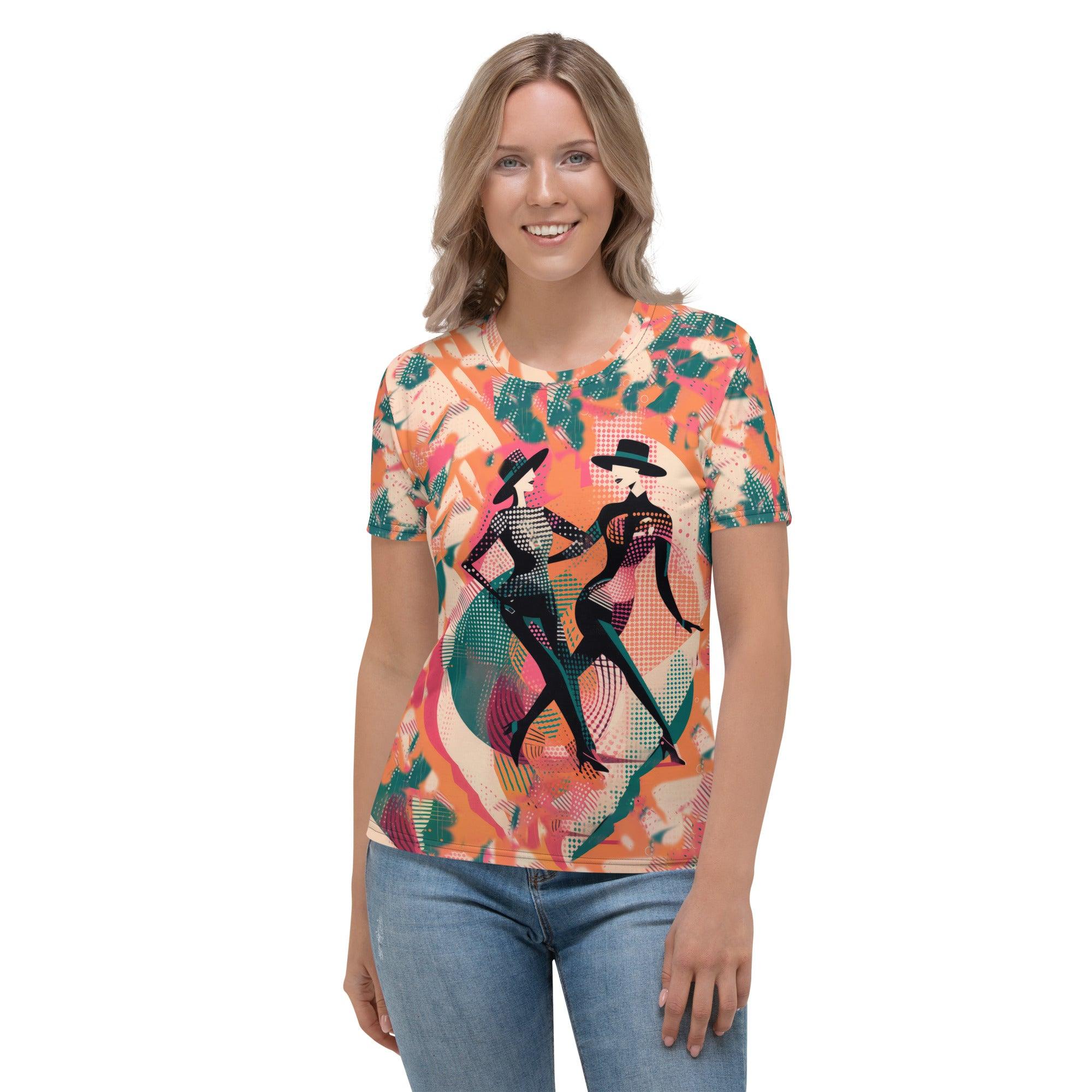 Enchanted Balletic Style Women's T-Shirt front view.