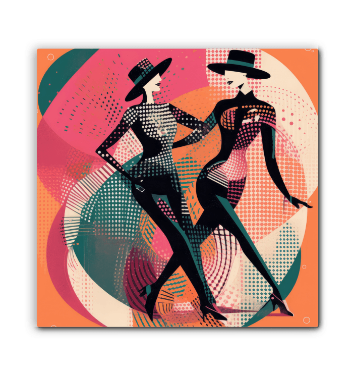 Wall art featuring enchanted balletic style for bedroom.