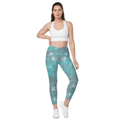 Enchanted Crossover Leggings side view with pockets.