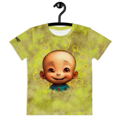 Child wearing Enchanted Gaze Collection crew neck T-shirt.