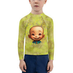 Back view of child's rash guard from Enchanted Gaze Collection.